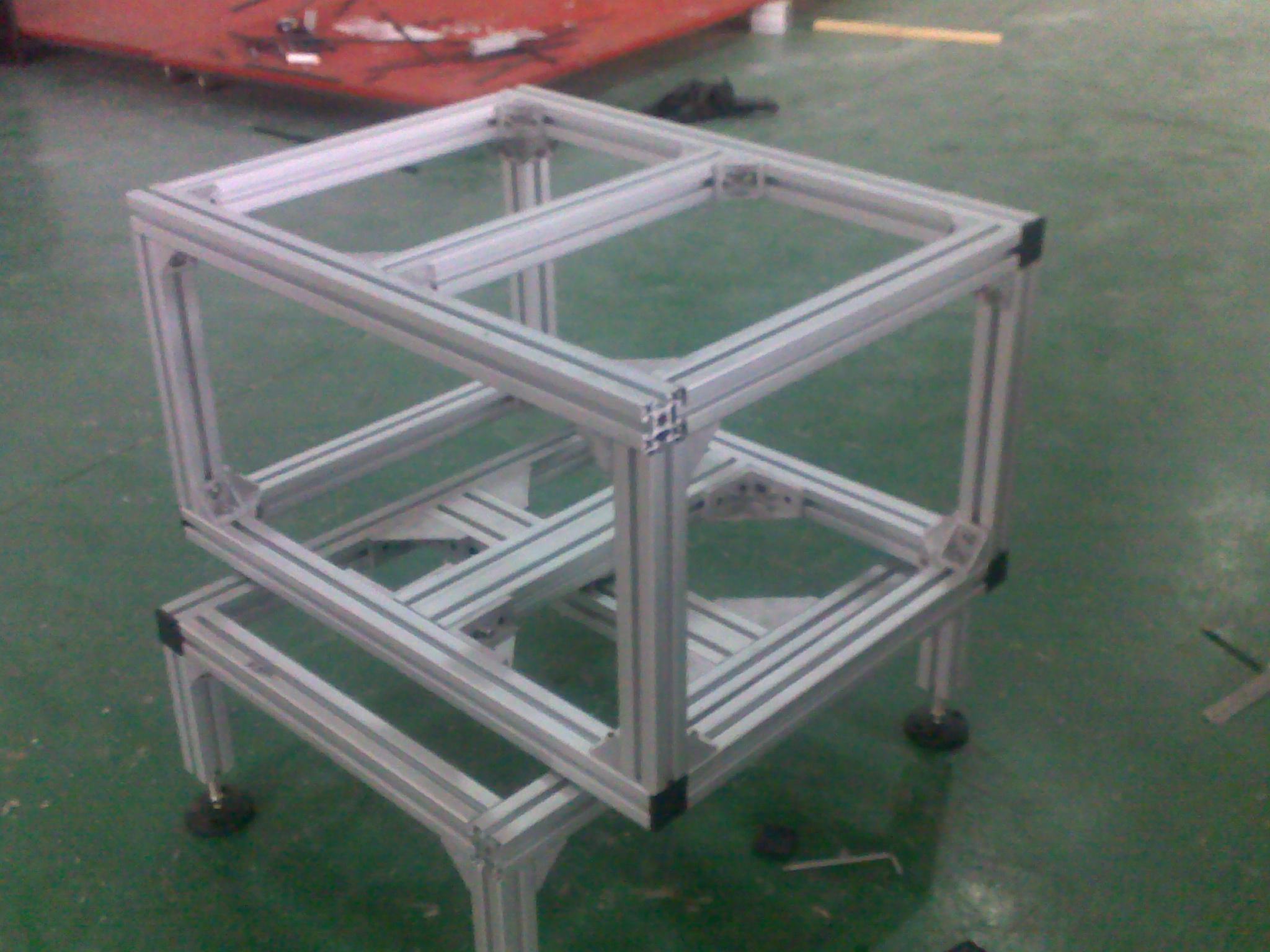 鋁型材雙層支架定制過程復雜？沒那回事兒